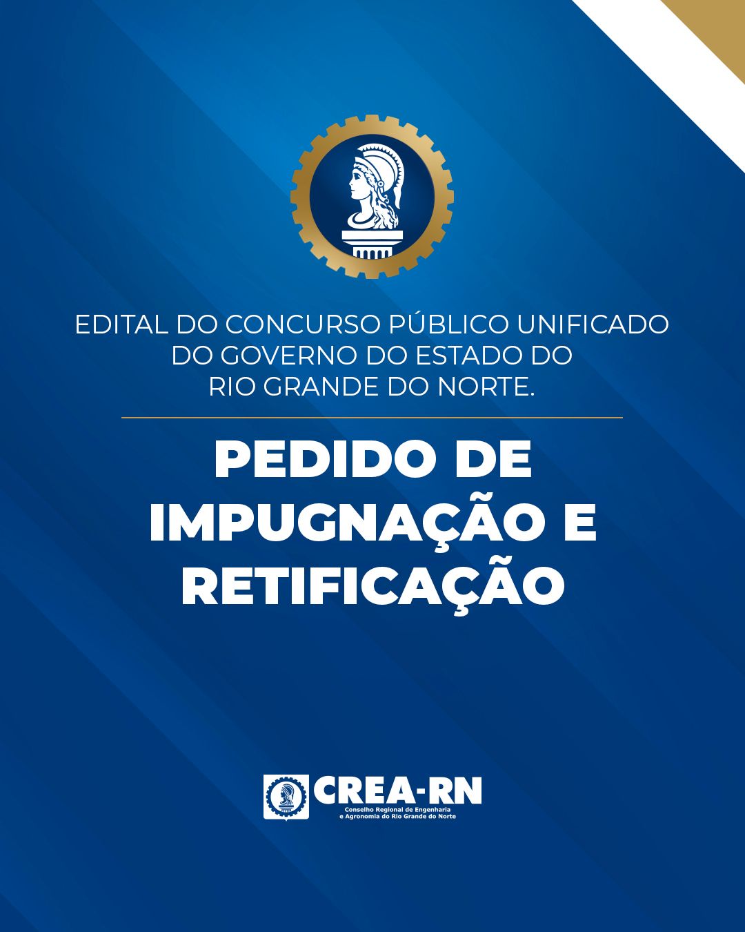 Crea-RN realiza pedido de impugnação e retificação